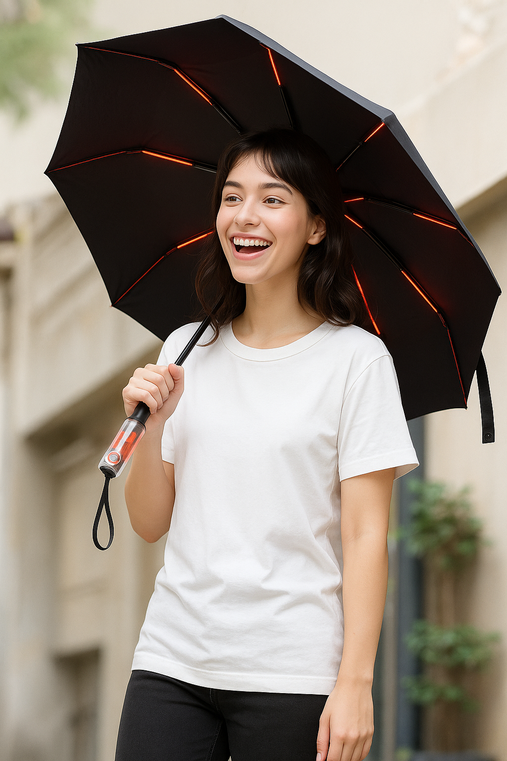 Auto On Off Radium Umbrella